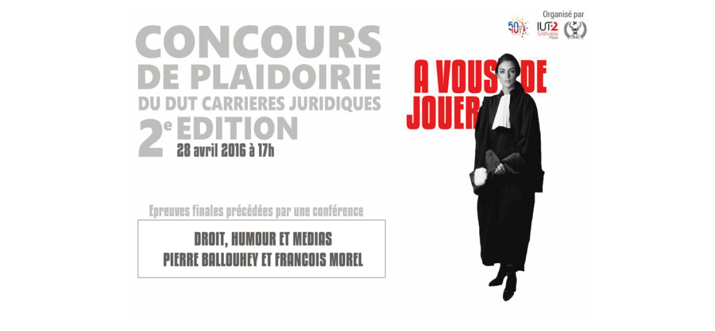 concours de plaidoiries 2018 à l'IUT 2 carrière juridique